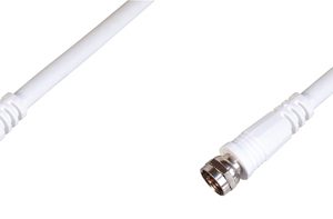 CAVO ANTENNA SAT COASSIALE 75 OHM CONNETTORI TIPO F MASCHIO/MASCHIO SCHERMATO 64 X 0.12 MT.10
