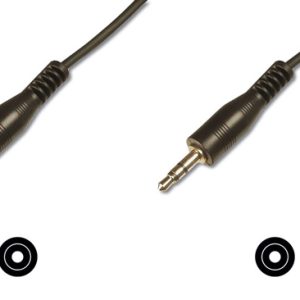 CAVO STEREO CON CONNETTORI MASCHIO/MASCHIO JACK 3.5 MM. MT. 1,50