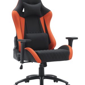 Poltrona Cortek Phantom nero/arancione