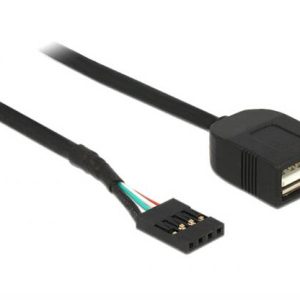 R10101G.jpg CAVO ADATTATORE USB 2.0 FEMMINA - PIN 4 POLI CM 40