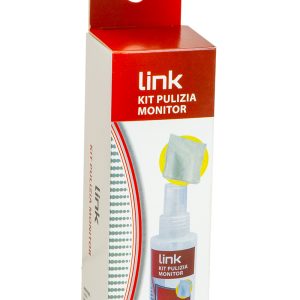 KIT PULIZIA PER SCHERMI TV, TABLET E SMARTPHONE 100ML + PANNO MICROFIBRA