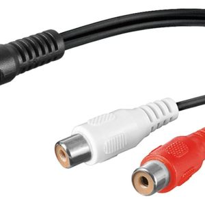 ADATTATORE SDOPPIATORE AUDIO STEREO - MT. 0,20