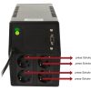 GRUPPO DI CONTINUITA' 1000VA/600W LINE INTERACTIVE CON 4 PRESE CON DISPLAY