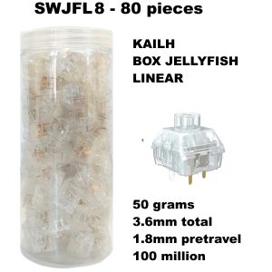 Set 80 sottotasti Switch Kailh JellyFish Linear
