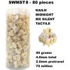 Set 80 sottotasti switch Kailh Midnight MX Silent Tactile