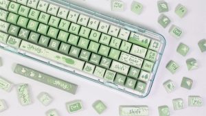 Set di 133 tasti  Keycaps Spring Outing 5 sided PBT XDA