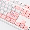 Set di 129 tasti Keycaps Steam Rabbit Pink PBT XDA