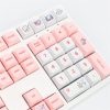 Set di 129 tasti Keycaps Steam Rabbit Pink PBT XDA