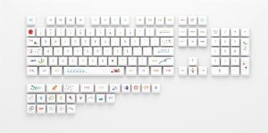 Set di 127 tasti Keycaps Summer Painting PBT XDA
