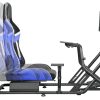 SIM6BL-11.jpg Poltrona/Simulatore guida Cortek serie 6 blu-nero