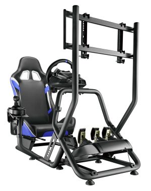 SIM6BL-4.jpg Poltrona/Simulatore guida Cortek serie 6 blu-nero