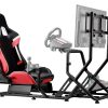 SIM6RE-5.jpg Poltrona/Simulatore guida Cortek serie 6 rosso-nero